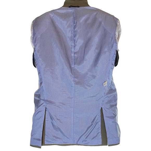 Banana Republic Blazer Sport Coat Mens 40R Gray Soft Cotton Viscose Blend Lining - Picture 7 of 13